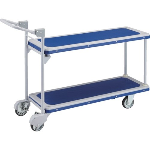 TRUSCO プレス製台車 ドンキーカート 2段式