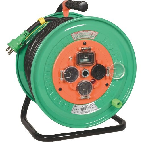 NICHIDO 電工ドラム 防雨防塵型100V リ