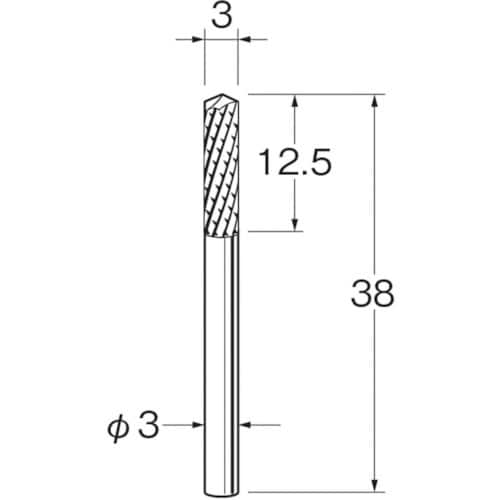 リューター FRP用超硬カッター