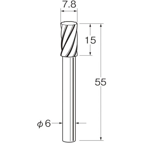 リューター 軽合金用超硬カッター