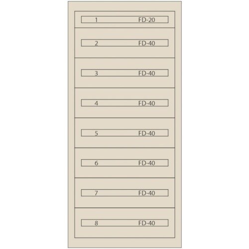 Vidmar ファインキャビネットFC−300D−