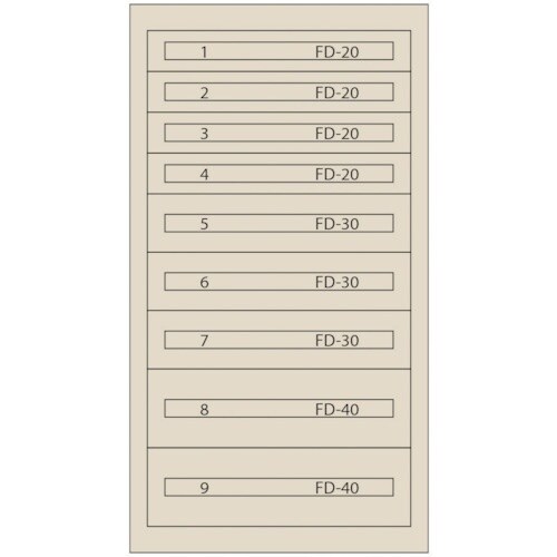 Vidmar ファインキャビネットFC−250P−