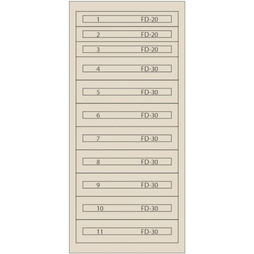 Vidmar ファインキャビネットFC−300M−