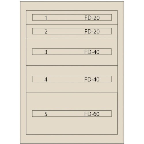 Vidmar ファインキャビネットFC−180F−
