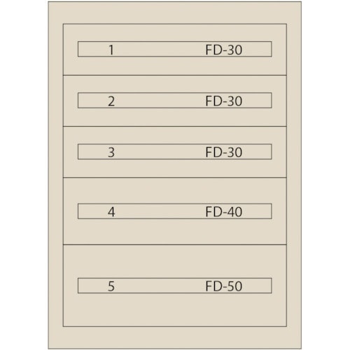 Vidmar ファインキャビネットFC−180D−