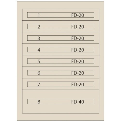 Vidmar ファインキャビネットFC−180S−