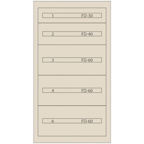 Vidmar ファインキャビネットFC−250B−