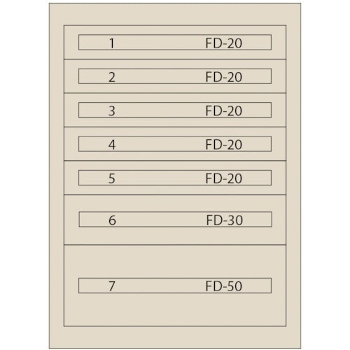 Vidmar ファインキャビネットFC−180N−