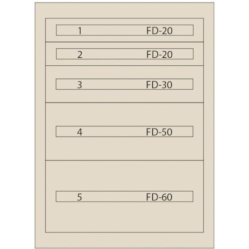 Vidmar ファインキャビネットFC−180G−
