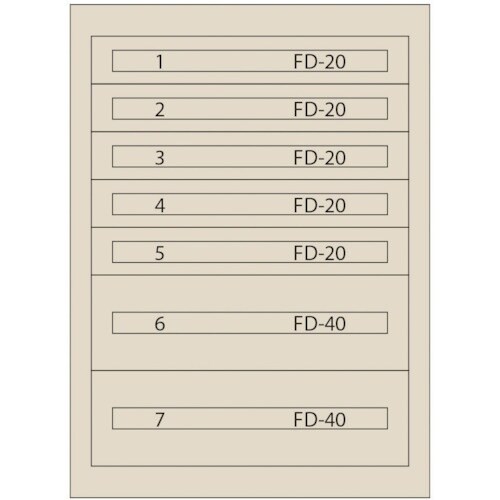 Vidmar ファインキャビネットFC−180Q−