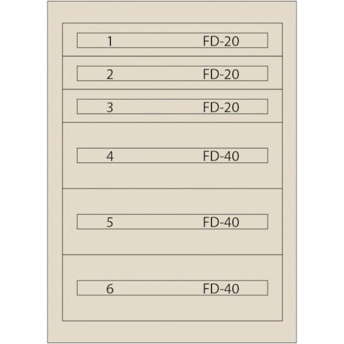 Vidmar ファインキャビネットFC−180L−