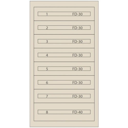 Vidmar ファインキャビネットFC−250M−
