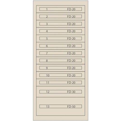 Vidmar ファインキャビネットFC−300S−