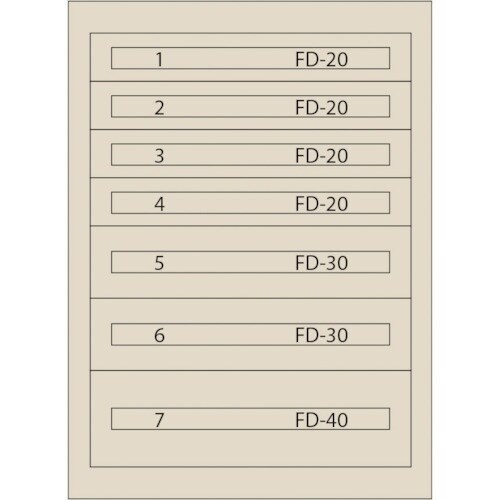 Vidmar ファインキャビネットFC−180P−
