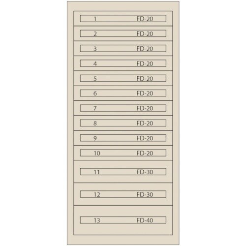 Vidmar ファインキャビネットFC−300T−