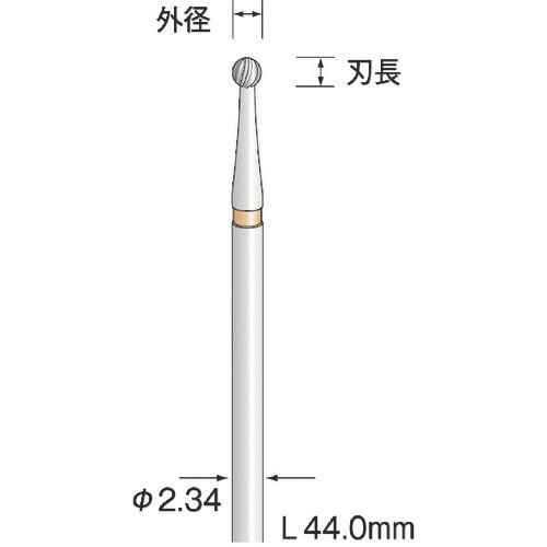 Minimo 超硬カッター スパイラルカット φ3
