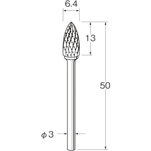 リューター チタンアルミナコーティング超硬カッター