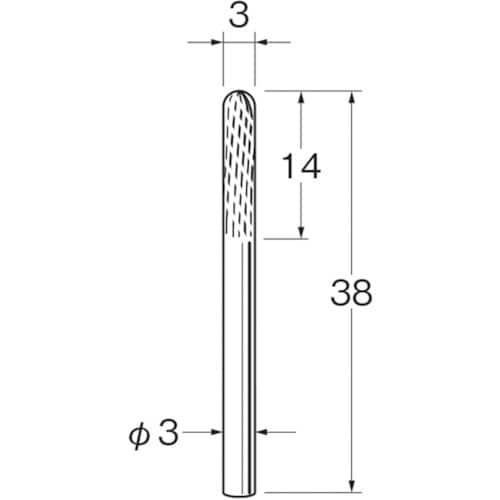 リューター チタンアルミナコーティング超硬カッター