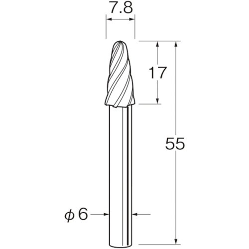リューター 軽合金用超硬カッター