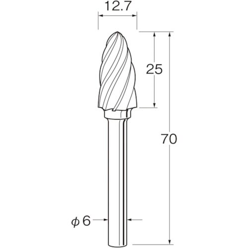 リューター 軽合金用超硬カッター
