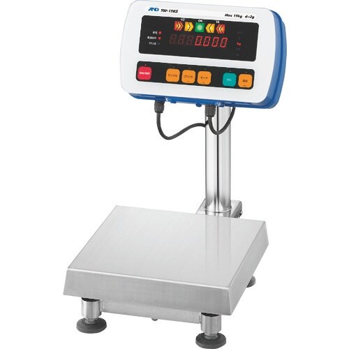 A&D 防塵・防水台はかり SW15KS JCSS