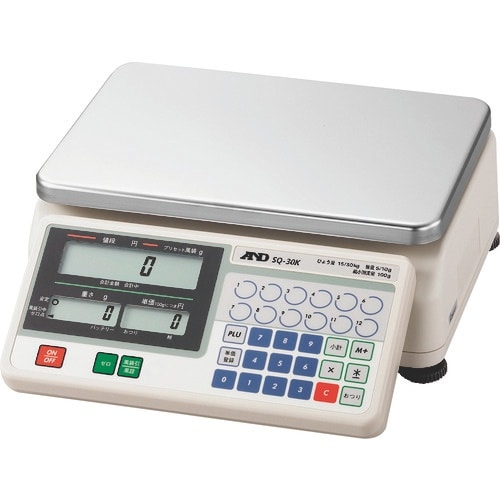 A&D 検定付き店舗用料金はかり SQ30K 11