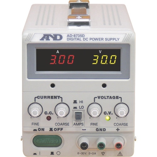 A&D 直流安定化電源 AD8735D(30V−3