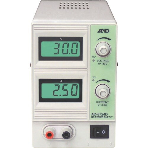A&D 直流安定化電源 AD8724D(30V−2