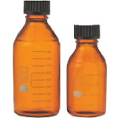 TGK ねじ口びん 茶 黒キャップ付 250mL