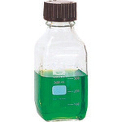 TGK ねじ口角びん 赤キャップ付 250mL