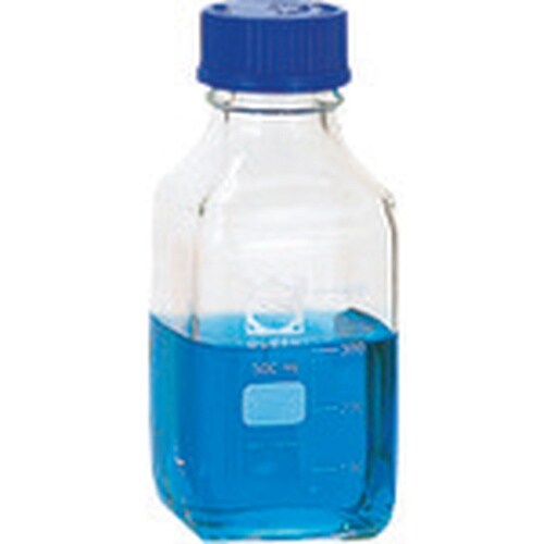 TGK ねじ口角びん 青キャップ付 250mL