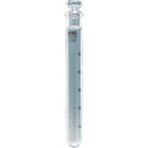 TGK 共栓透明摺り試験管目盛付 10mL 十本