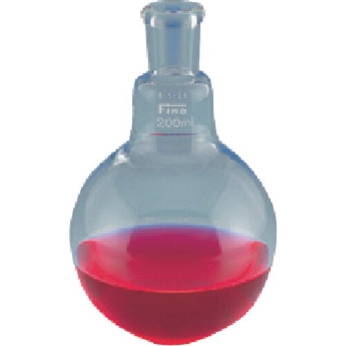 TGK Fine透明共通丸底フラスコ 100mL