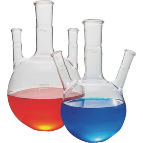 TGK Fine透明共通三口フラスコ 500mL