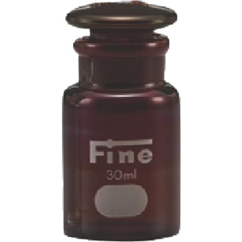 TGK Fine広口共通摺試薬瓶 硬質 茶 250