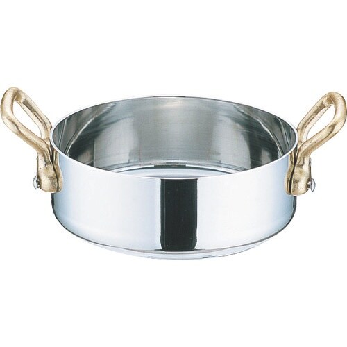 TKG UK18−8プチパン 両手浅型鍋(蓋無)