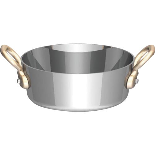 TKG UK18−8プチテーパーパン両手浅型鍋 (