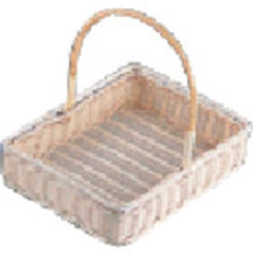 TKG 萬洋 籐 角型皿 持手付