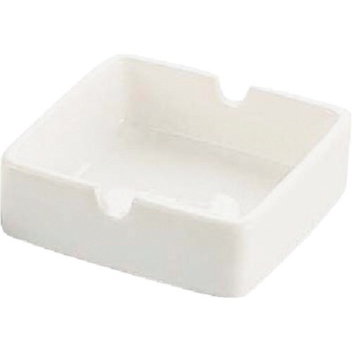 TKG エムズジャパン 陶器 ホワイト 角形灰皿