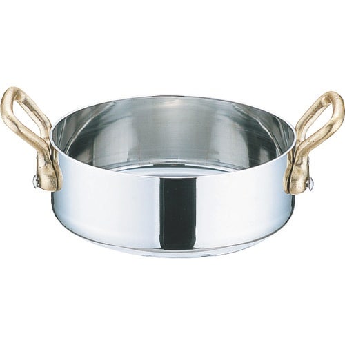 TKG UK18−8プチパン 両手浅型鍋(蓋無)