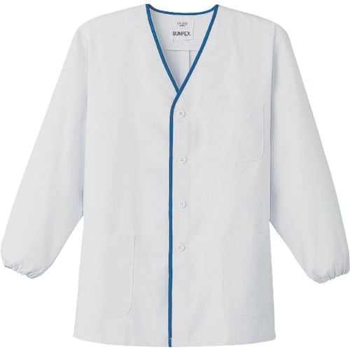 TKG サンペックスイスト 男性用デザイン白衣 長