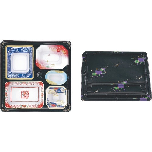 TKG アヅミ産業 ワンウェイ 会席膳セット 蓋三