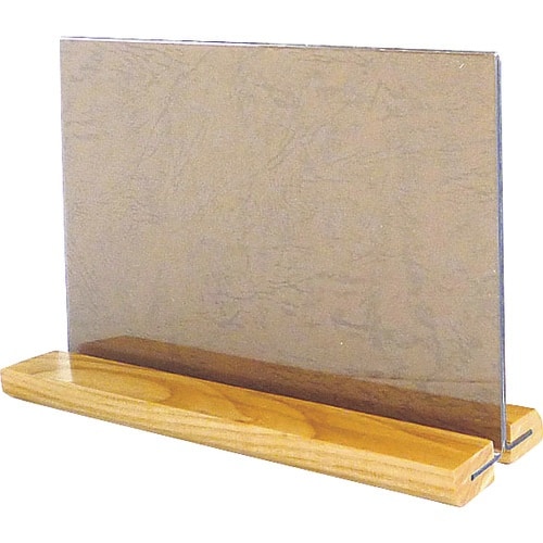 TKG ヤマコー 木製足付きメニュー立 ナチュラル