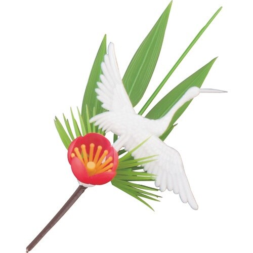 TKG 旭創業 プリティフラワー S−6 白鶴付松