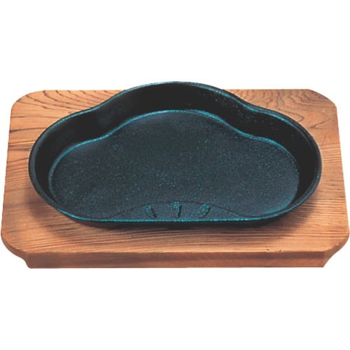 TKG 三和精機 (S)和風ステーキ皿 焼杉 松