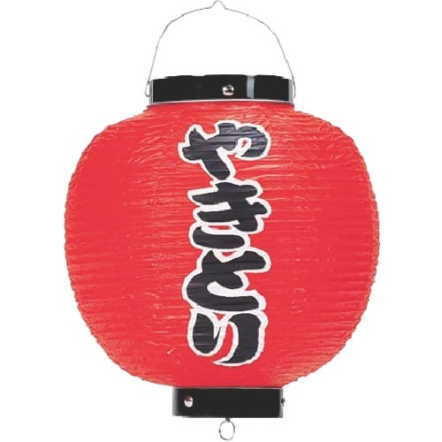 TKG カドキ ビニール提灯 印刷9号丸型 やきと
