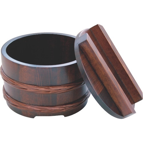 TKG ヤマコー 桶型飯器(古代色) 蓋 3101