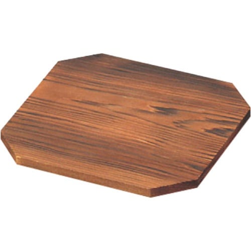 TKG タカハシ産業 焼杉 八角敷板 18cm