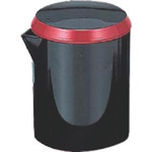 TKG 福井クラフト アクリル筒型醤油差し 黒朱帯