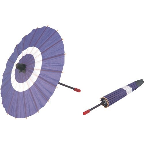 TKG ヤマコー 蛇ノ目傘 B(100入) 中 紫